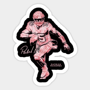 Patrick Mahomes Kansas City Mono Sticker